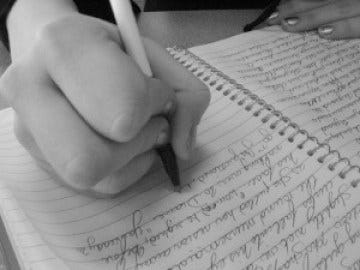 writing in a journal